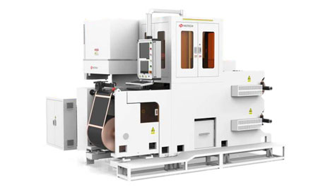 Laser slitting machine