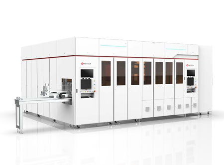 Fully automatic assembly and welding equipment for soft pack modules